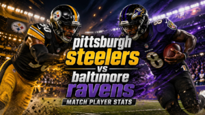 pittsburgh steelers vs baltimore ravens match player stats