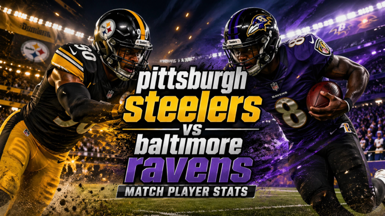 pittsburgh steelers vs baltimore ravens match player stats