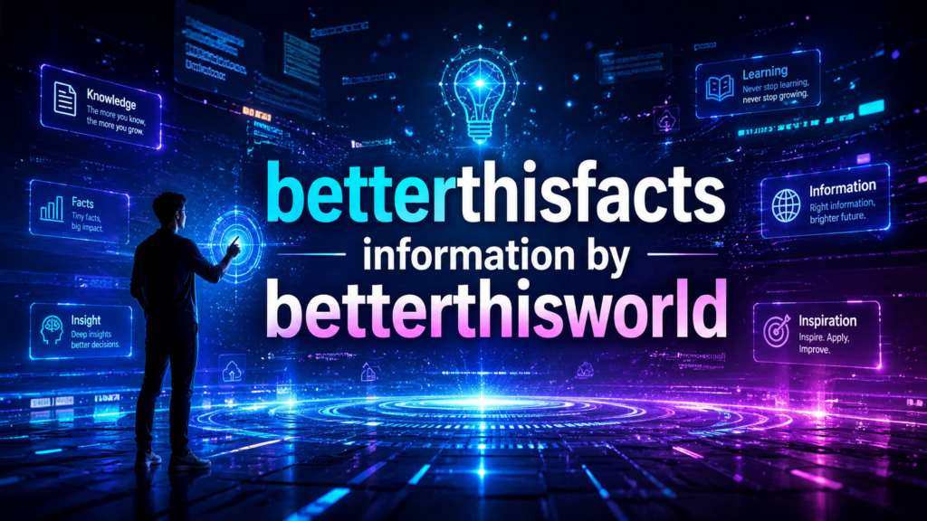 betterthisfacts information by betterthisworld