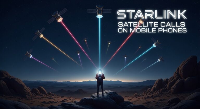 starlink satellite calls on mobile phones