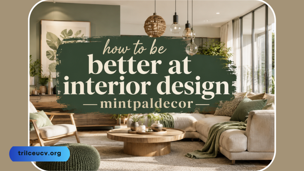 how to be better at interior design mintpaldecor