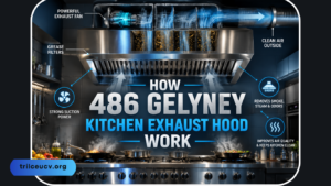 how 486 gelyney kitchen exhaust hood work