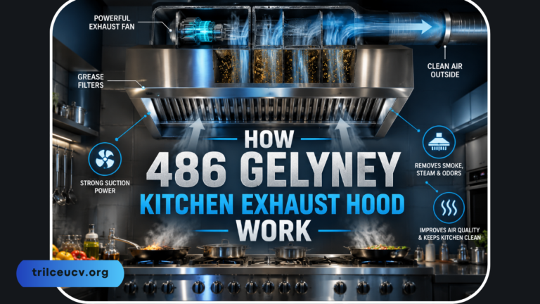 how 486 gelyney kitchen exhaust hood work